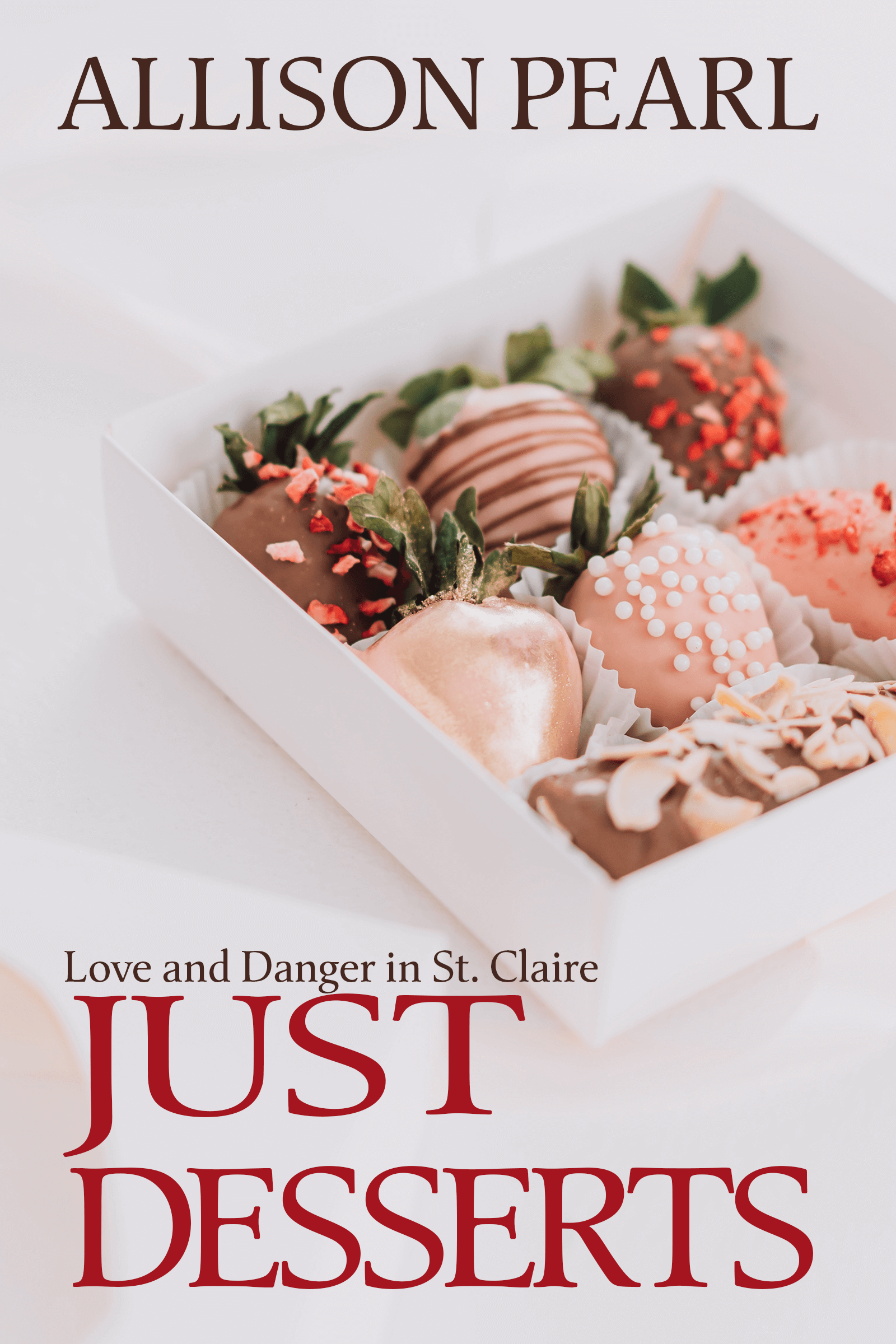 Allison Pearl's Bakery-Themed Search for Justice Romantic Suspense Novel.